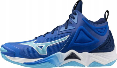 Atlete volejbolli Mizuno Wave Momentum 3 MID V1GA231701, për burra, jeshile blu