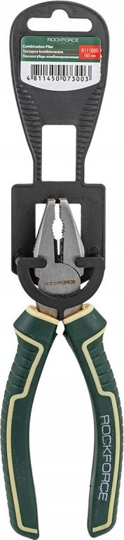Pinca të kombinuara Rockforce 160mm, me dorezë të rehatsme, metalike