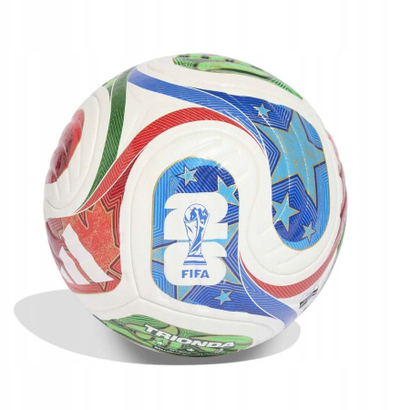 Top futbolli adidas FIFA World Cup 26 Trionda Pro JD8021, FIFA Quality Pro, bar natyral, shumëngjyrësh