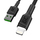 Kabllo Green Cell KABGC12, 2m, Lightning në USB-A, 480 Mbps, e zezë