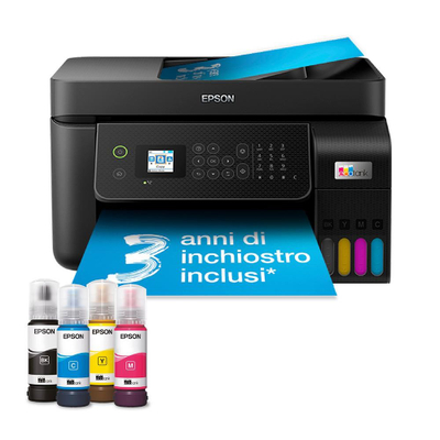 Printer multifunksion Epson EcoTank ET-4800, Inkjet A4, Wi‑Fi, i bardhë