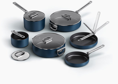 Set tenxheresh Joseph Joseph Space Non Stick, 6 pjesë, blu