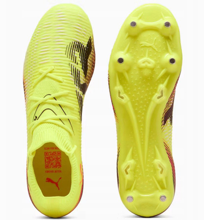 Këpucë futbolli Puma Future 8 Match MxSG, për bar të butë, për burra, të verdha