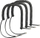 Set me kabllo spirale telefoni Auerswald COMfortel 55001, 3 copë, 2m, të zeza