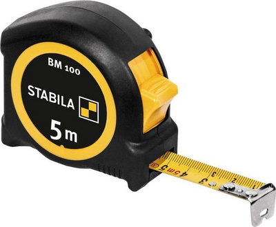 Metër mase Stabila BM 100 19568, 5 m, trup ABS