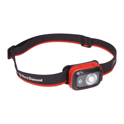 Llambë koke Black Diamond Sprint 225, 225 lumen, rimbushëse USB, e zezë