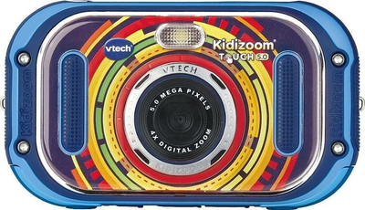 Aparat digjital për fëmijë VTech Kidizoom Touch 5.0, ekrani me prekje, kamera frontale dhe e pasme, i kaltër