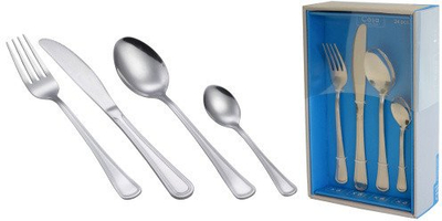 Set bestekësh Fiskars Casa, 24 copë, çelik inox, ngjyrë argjendi