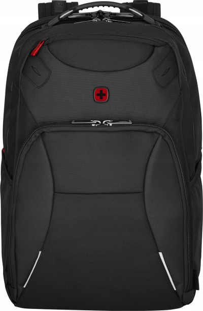 Çantë shpine Wenger Cosmic, 17", për laptop, e zezë