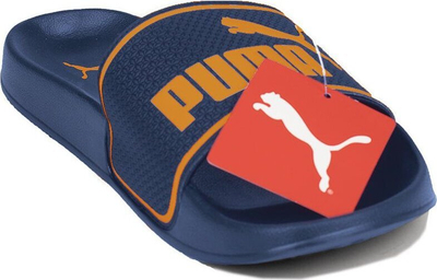 Shapka Puma Leadcat 2.0 384139, rrip i gjerë, shollë me formë, blu navy