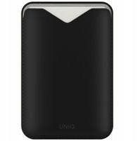 Portofol magnetik për telefon Uniq Lyden Evo, për iPhone MagSafe, deri 3 kartela, i zi