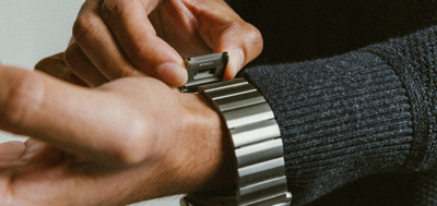 Rrip ore Nomad Titanium Band V3, për Apple Watch 46mm 49mm, titan, argjendtë