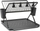 Tharëse enësh e palosshme Brabantia Folding Dish Rack Large, plastike, gri e errët