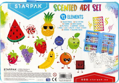 Set arti i aromatizuar Scented Art Set, 91 pjesë, për fëmijë, shumëngjyrësh
