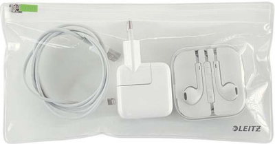 Çantë aksesorësh Leitz Accessory Sleeve 40070000, me zinxhir, kompakte, gri