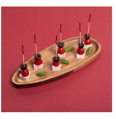 Shkopinj bambuje për fingerfood Verlo, 12cm, 100 copë, ngjyrë natyrale