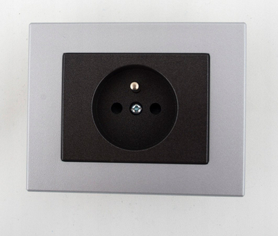 Prizë Vilma SOCKET FLUSH XP, pa kornizë, gri