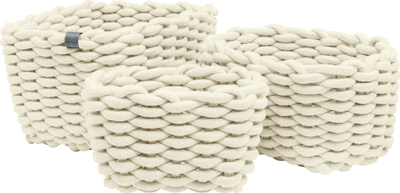 Set shporta rujtëse Tom Tailor, 3 copë, material i endur, bezhë