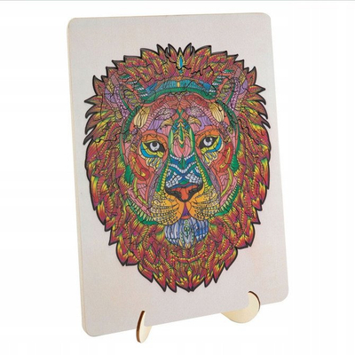 Puzzle druri Moxy Lion, 140 copa, 30 x 22 cm, shumëngjyrësh