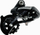 Kambjo mrapa Shimano Altus RD-M310 SGS, 7/8 marsha, e zezë