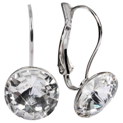 Vathë Levien Rivoli Crystal, kristal 1.2cm, i veshur me rodium, argjendtë