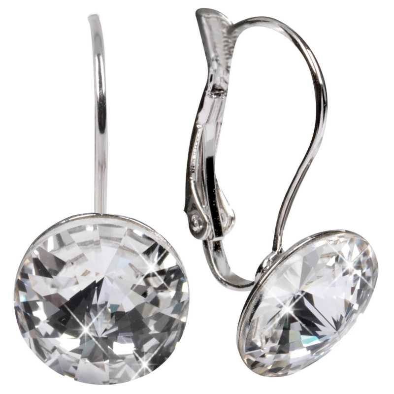 Vathë Levien Rivoli Crystal, kristal 1.2cm, i veshur me rodium, argjendtë