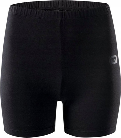 Pantallona të shkurtra sportive IQ Silky 1/2 Wmns, për femra, elastike, të zeza