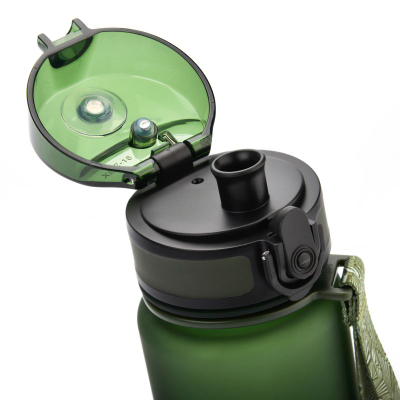 Shishe sportive Meteor, 500ml, tritan, e gjelbër e errët