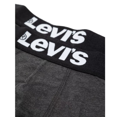 Боксерки Levis Trunks 2 Pack, пакување 2 парчиња, сиви