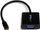 Adapter Micro HDMI në VGA StarTech.com MCHD2VGAE2, 1080p, i zi