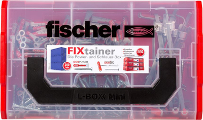 Сет типли со шрафови Fischer DuoPower DUOTEC 539868, 200 парчиња
