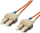 Kabllo optike Equip, Duplex SC - Duplex SC, 1 m, portokalli