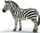 Figurinë lodër zebra, femër, plastike, bardh e zi