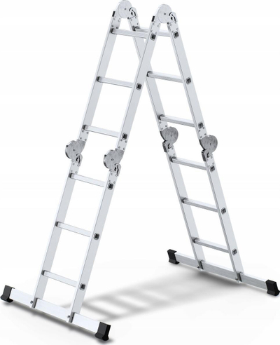Shkallë shumëfunksionale AWTOOLS 4x3, alumin, 150kg