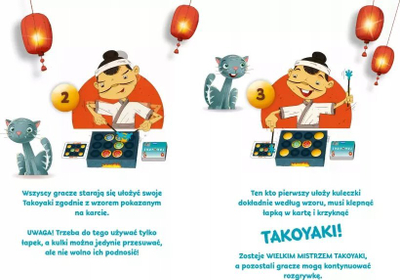 Lojë tavoline Granna Takoyaki, 2 deri 4 lojtarë, nga 6 vjeç, polonisht