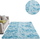 Tapet Strado Ombre Shaggy, 80x150 cm, push i lartë, blu ombre