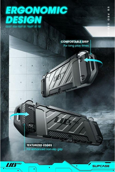 Mbrojtëse Supcase Unicorn Beetle Pro për Nintendo Switch, e zezë