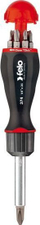 Kaqavidë ratchet Felo Magazine Handle, 181 mm, set 8 pjesë, e zezë
