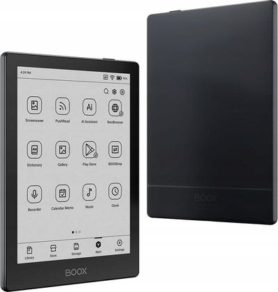 Lexues elektronik Onyx Boox Go 6, ekran 6", USB‑C OTG, ngjyrë e zezë