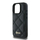 Këllëf telefoni Guess Quilted Metal Logo për iPhone 16 Pro Max, 6.9", i zi