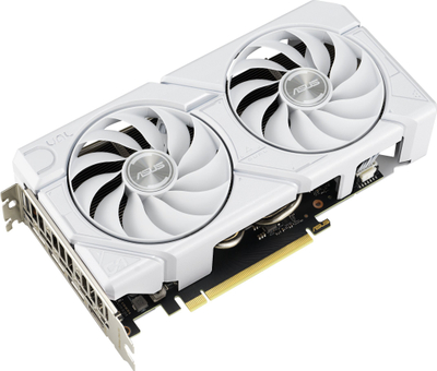 Kartë grafike ASUS Dual GeForce RTX 4060 EVO OC, 8GB GDDR6, e bardhë