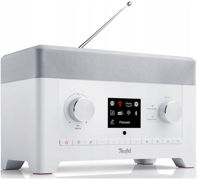 Radio digjitale Teufel RADIO 3SIXTY, DAB+, Internet FM Bluetooth, e bardhë