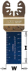 Teh për vegël multifunksionale CMT OMM02-X1, 7/8", HCS për dru, blu