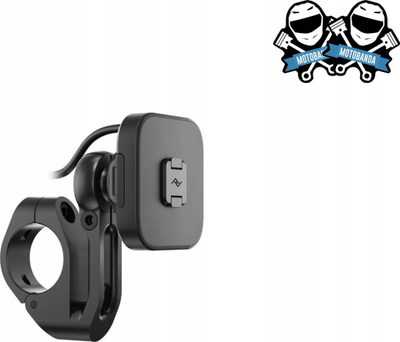 Mbajtëse timoni për motor Peak Design Motorcycle Bar Mount, me karikim wireless Qi2, magnetike, e zezë