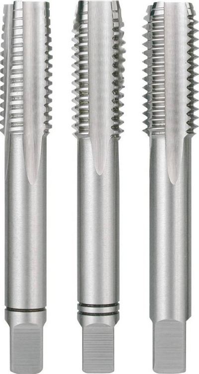 Сет рачни чешли RUKO 230120, M12 x 1.75, HSS за челик, сребрен