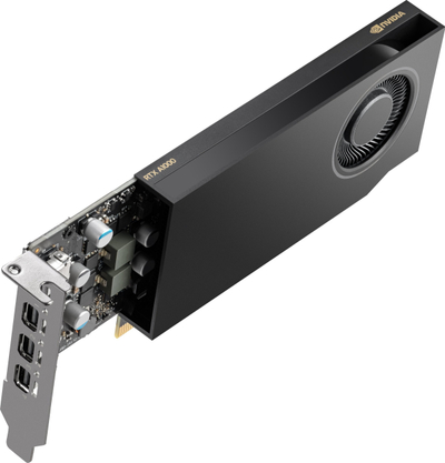 Kartë grafike Lenovo NVIDIA RTX A1000 4X61Q73041, 8GB GDDR6, profesionale, e zezë