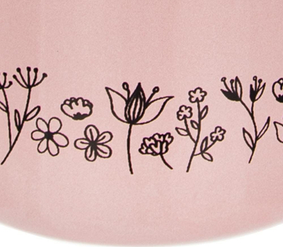 Enë qumështi Orion Meadow, çelik i emailuar, 2 L, rozë