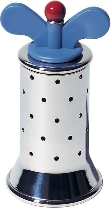 Mulli për piper Alessi Michael Graves Pepper Mill, çelik inox, ngjyrë blu