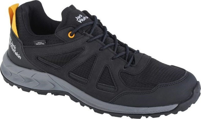 Atlete trekking Jack Wolfskin Woodland 2 Texapore Low M, me membranë që s’e kap uji, nr 40.5, të zeza