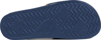 Shapka Puma Leadcat 2.0 384139, rrip i gjerë, shollë me formë, blu navy